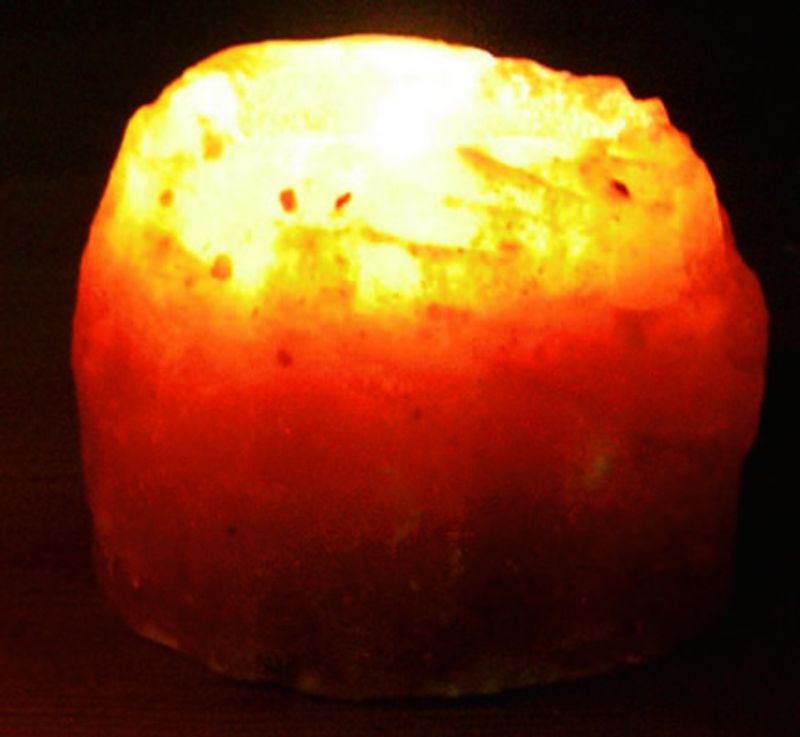 Himalaya Saltkrystall telysholder 400g