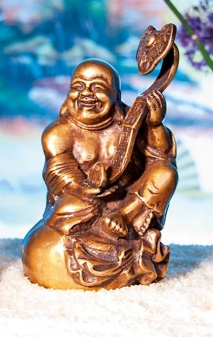 Hovedbilde Happy Buddha med Sitar - ...