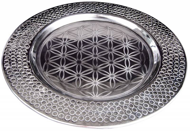 Alterbord Livets Blomst - Altar table with 2 flower of life tray