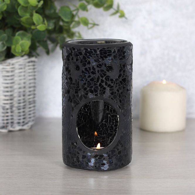 Hovedbilde Aromalampe - Black Crackle ...