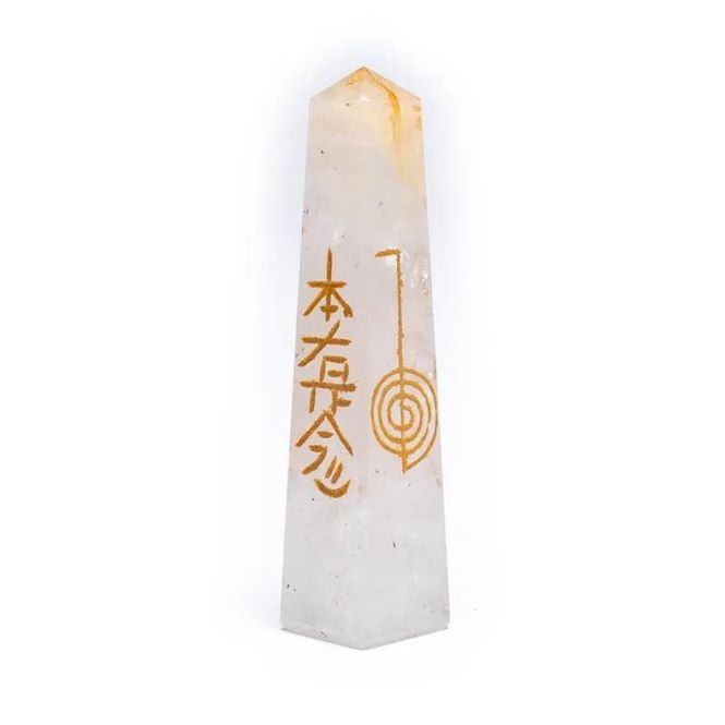 Hovedbilde Reiki Obelisk Bergkrystall