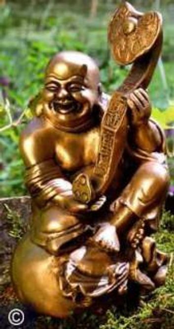 Hovedbilde Happy Buddha med Sitar - ...
