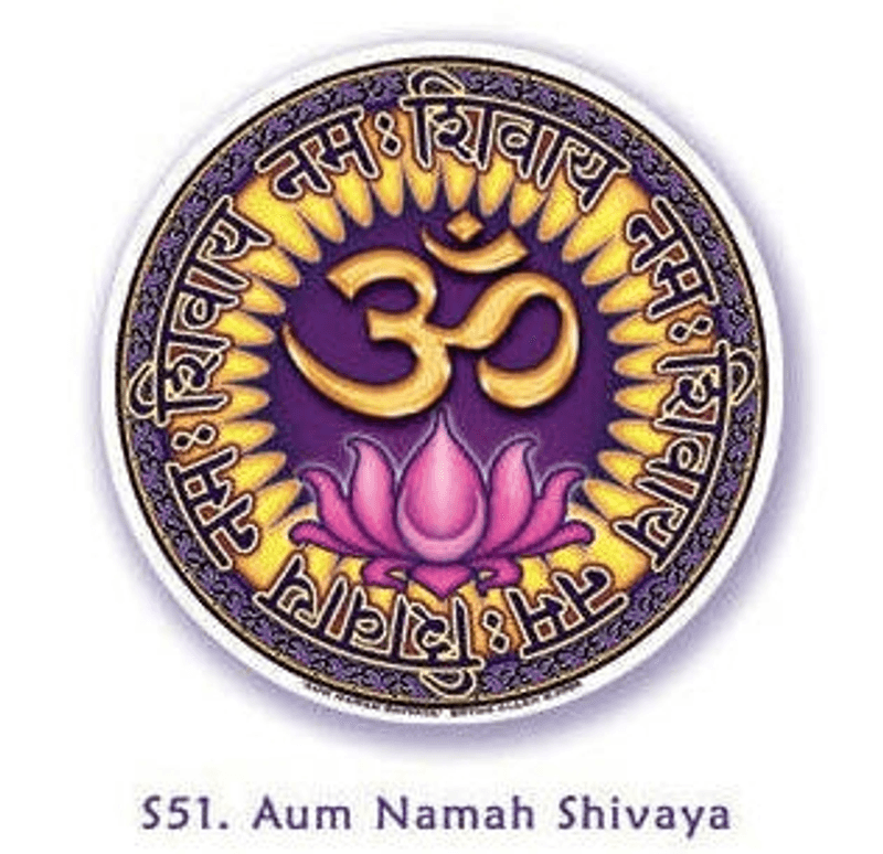 Window Sticker Ohm Namah Shivaya