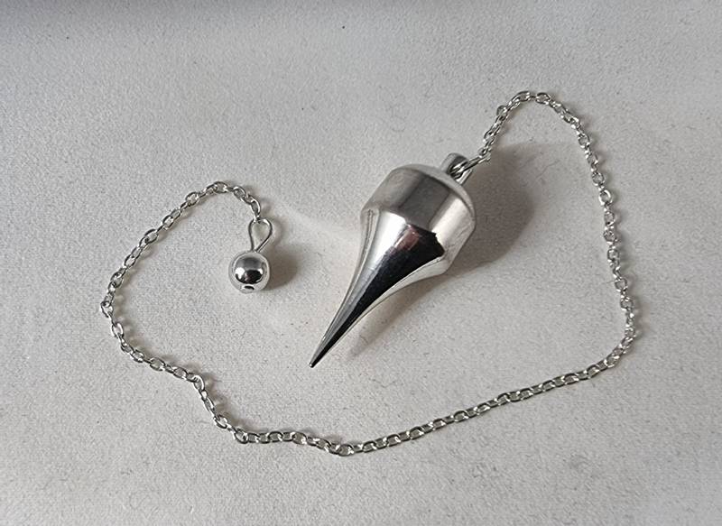 Metall Pendel - Pendulum brass chrome-plated 18g