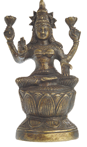 Hovedbilde Lakshmi Sitting on Lotus ...