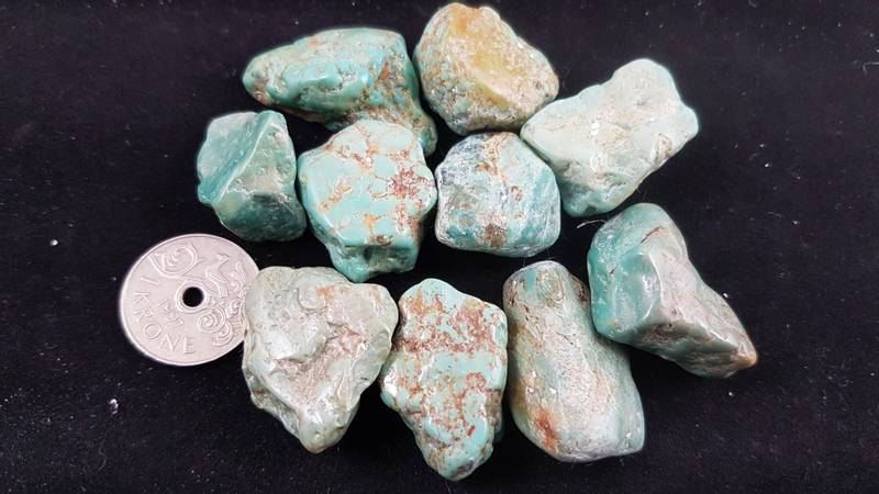 turkis - A  L - meditasjonssten - turquoise