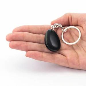Hovedbilde N&oslash;kkelring - Jaspis Sort - ...