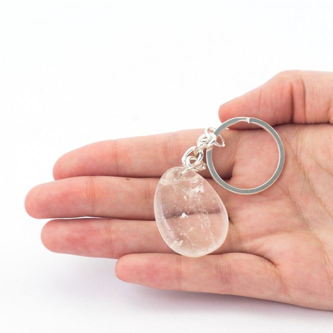 Hovedbilde Nøkkelring - Bergkrystall - ...