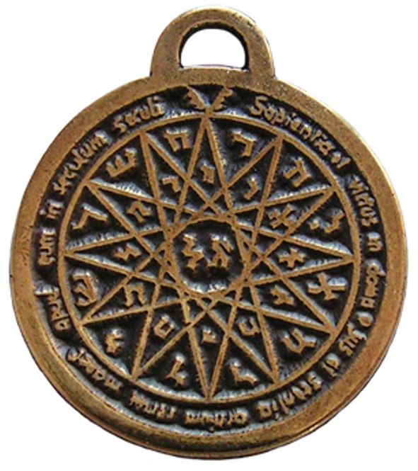 Hovedbilde Merkur Pentagram messing ...