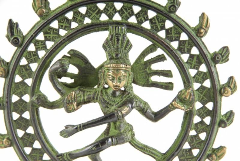 Shiva 15 cm messing - Brass
