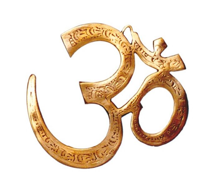 Hovedbilde Om - Wall Symbol, brass, 17 ...