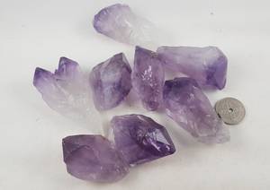Hovedbilde ametyst r&aring; ca 30-50gr