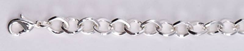 Armbånd for charms slim 19 cm -Chain for charms slim