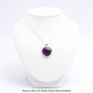 Hovedbilde Anheng Ametyst hjerte - Heart ...