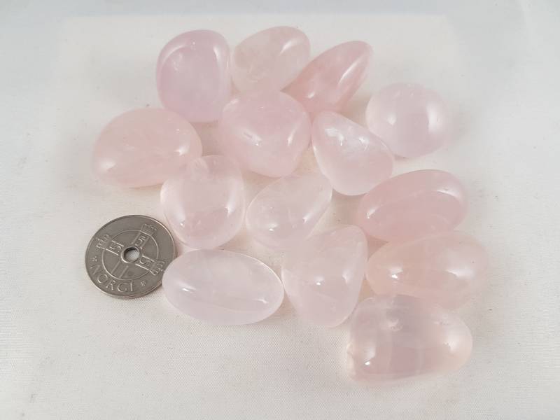 rosenkvarts - rose quartz aa-kvalitet