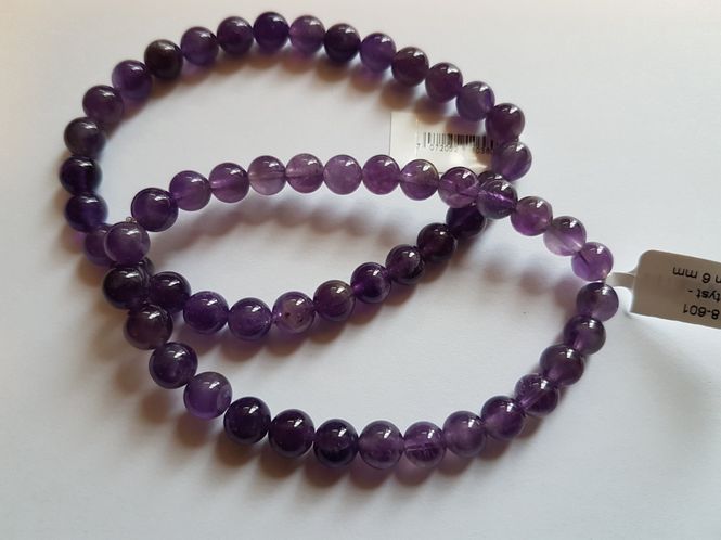 Hovedbilde Armbånd Ametyst 6mm ...