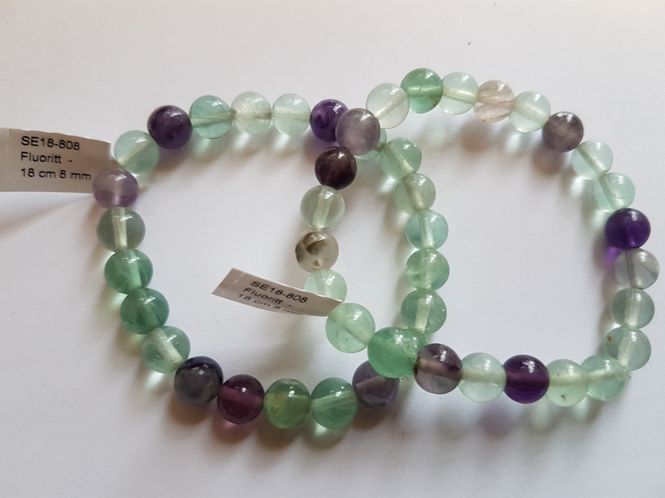 Hovedbilde Armbånd Fluoritt 8mm ...