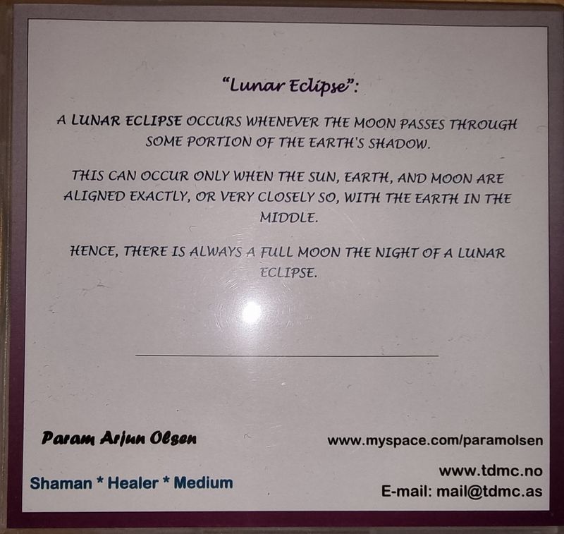 Lunar Eclipse - Param Arjun -trommereiser