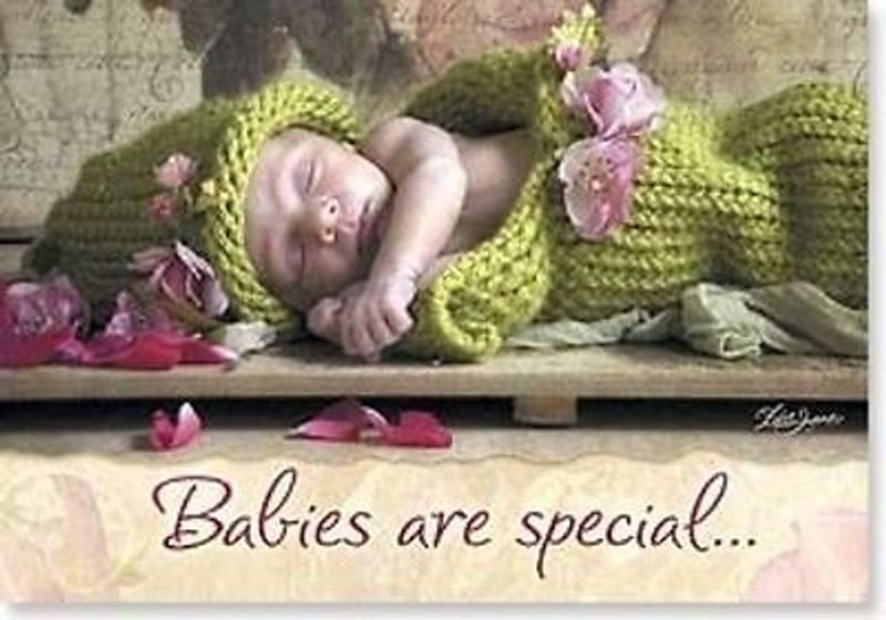 Gratulasjonskort- Baby - Babies are special Greeting Card